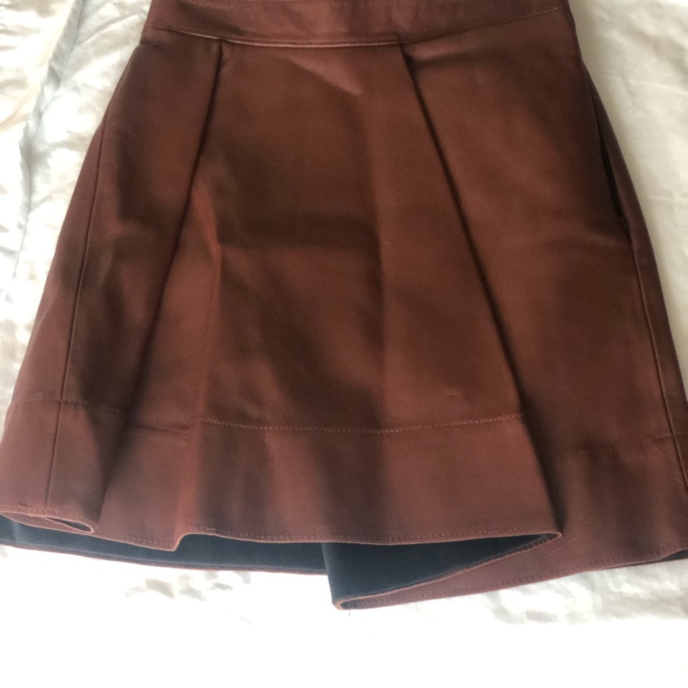 3.1 Phillip Lim Lamb Leather Skirt Size 00 $895!